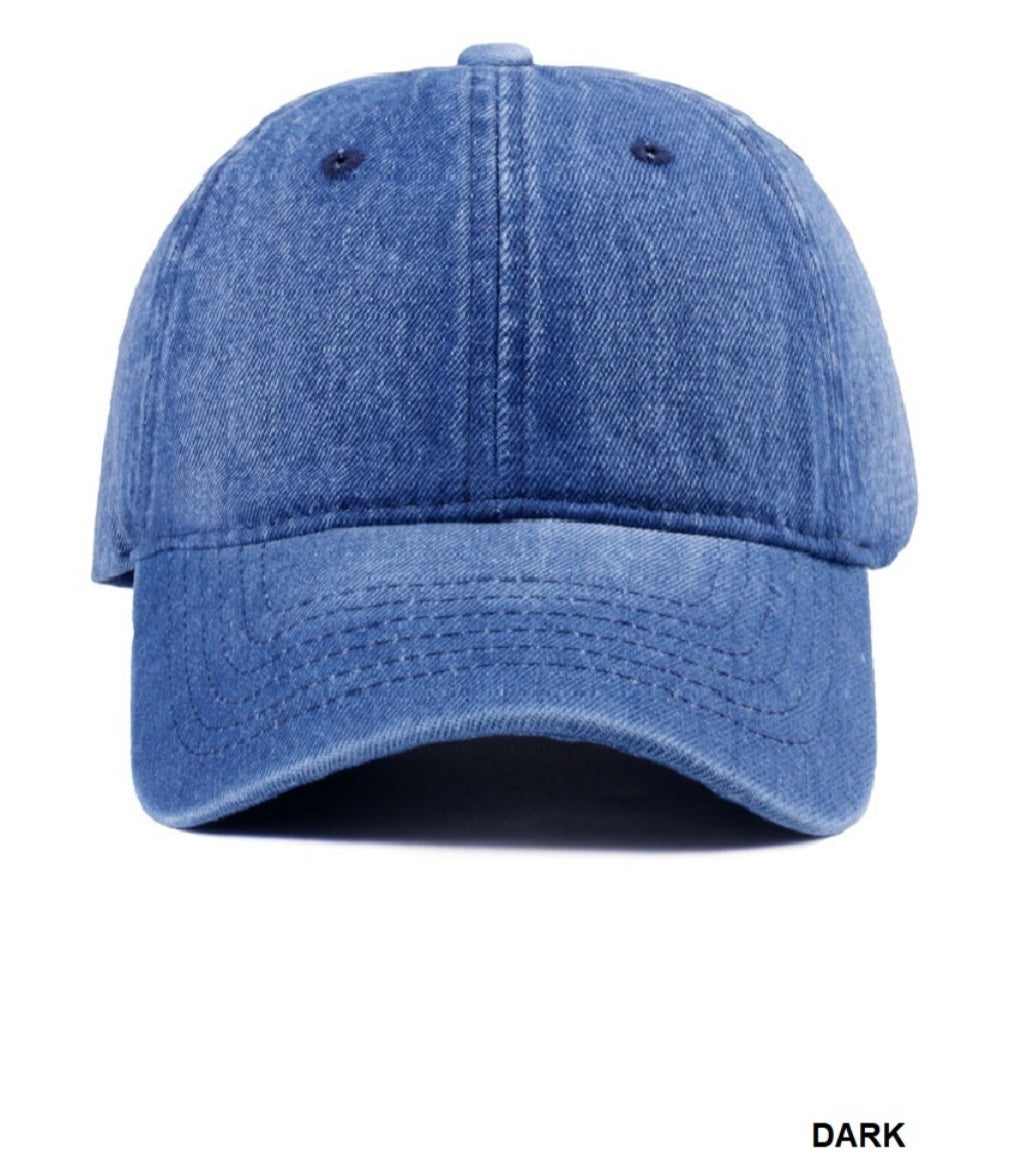DENIM WASHED CAP