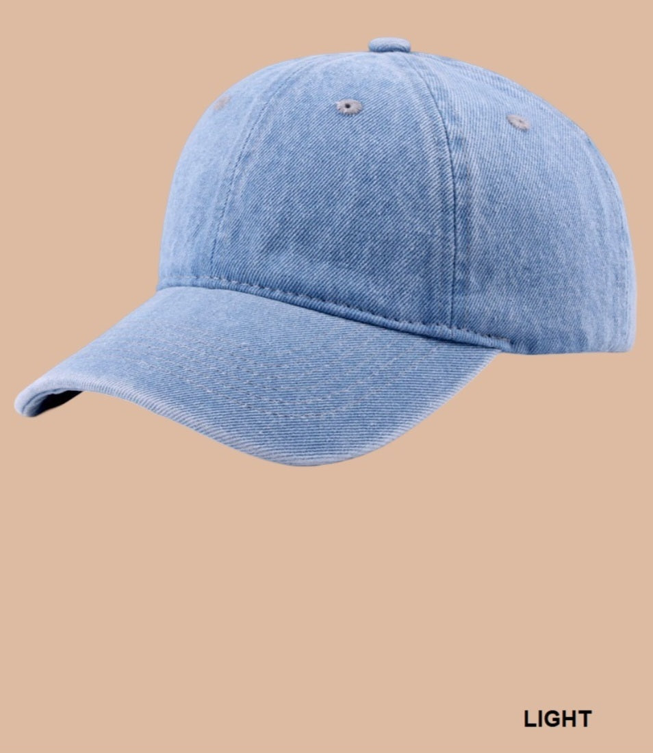 DENIM WASHED CAP