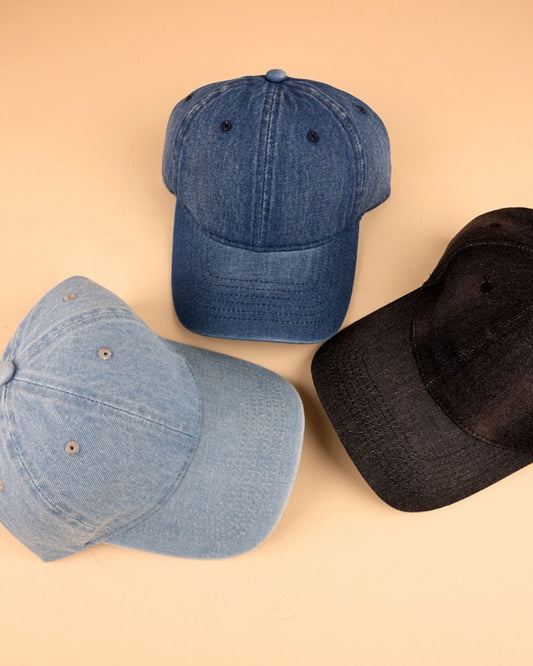 DENIM WASHED CAP