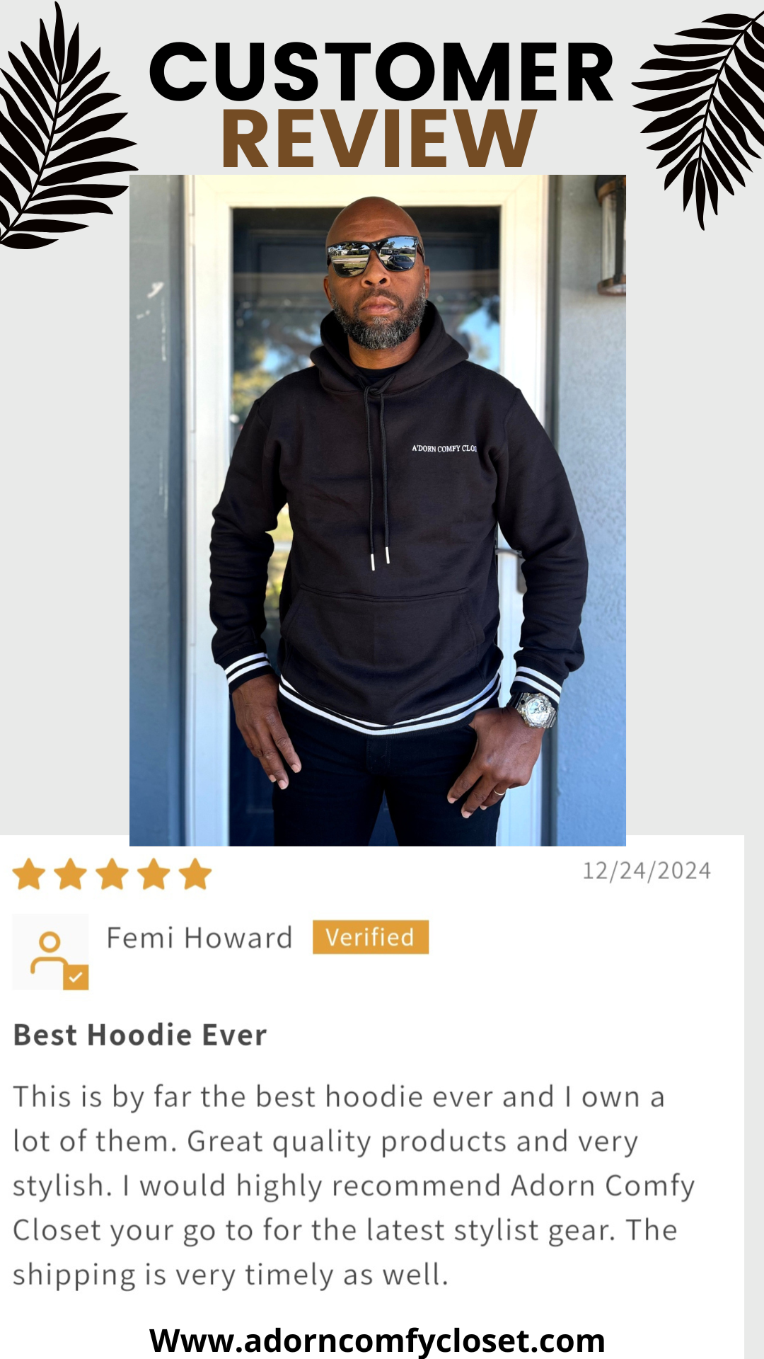 THE ASHLEY COLLECTION- MEN'S SIGNATURE DRAWSTRING HOODIE