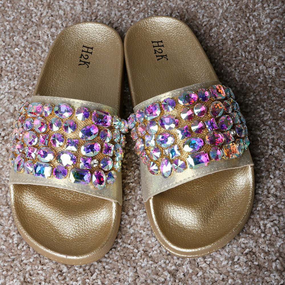 RHINESTONE SLIDES