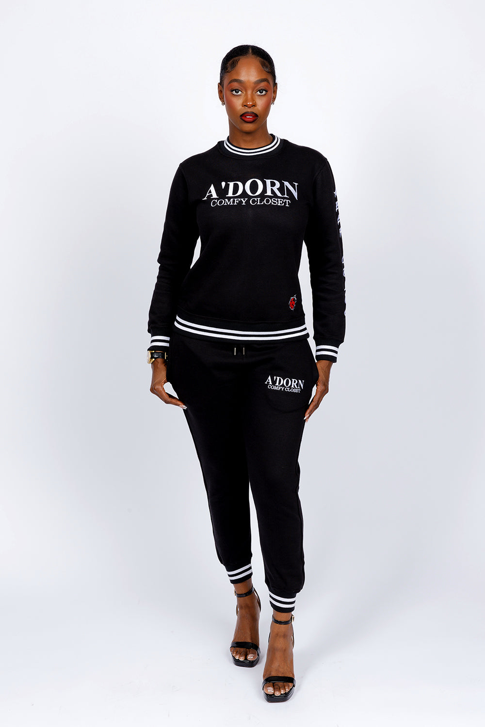 THE ASHLEY COLLECTION- WOMEN'S LUXURY SIGNATURE LOUNGEWEAR JOGGER SET